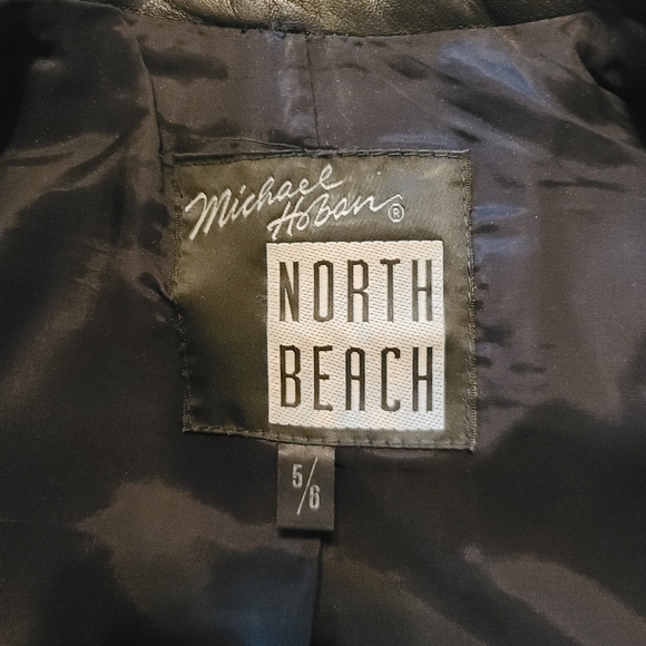North Beach Leather Jacket Vintage 90s Size: S, Black Suede with Leather Details - Picture 5 of 12